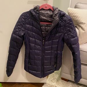 BCBG PUFFER JACKET DARK PURPLE
